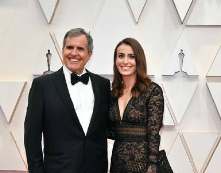 Margaret Chernin with her father